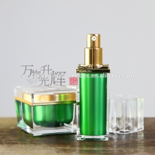 Acrylic Luxury Container Airless Beauty Square Acrylic Containers