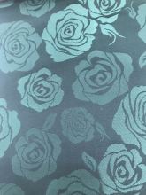 Green Big Flower Jacquard Lining