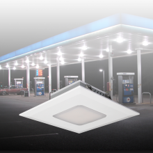 2023 New Arrival 60W LED Canopy Light - 120-277V CCT Changeable LED Soffit Light