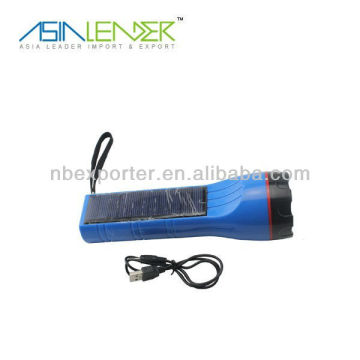 Solar Torch Rechargeable Torch with Cell phonr Charging Function
