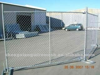 Galvanized or polyster powder spray fence/Temporary fence