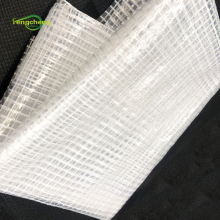 130g green clear Flower Leno Grid Fabric