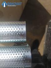 stainless steel perforated filter tube/perforated pipe