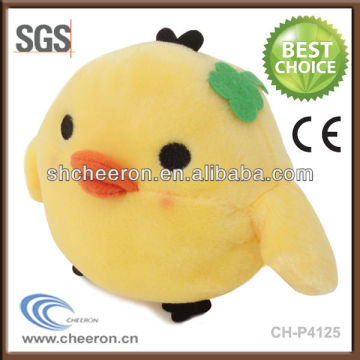 Plush yellow chicken toys for kids