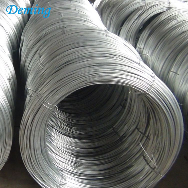 High strength hot dip galvanized wire for construction