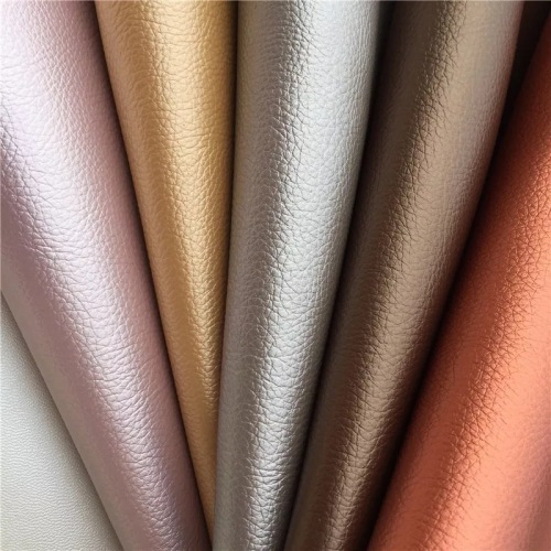 Good Quality Lichee PU Faux Leather for Decoration