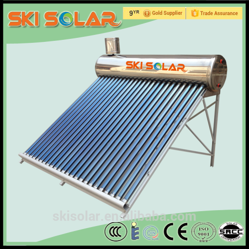 evacuated solar water heater