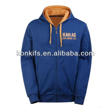 Autumn Polar Fleece Zipper-Up Sweatshirt Sweatjacket With Hood