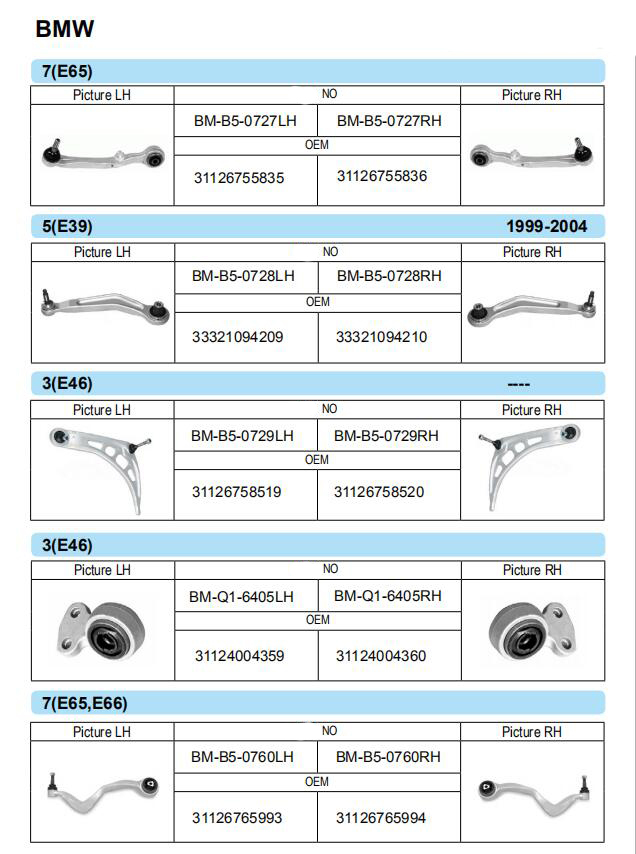 Brake Front Axle Right Upper control arms for ford f150 2004