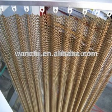 copper color decorative chain link mesh curtain/decorative room curtain/fashion decorative curtain wall