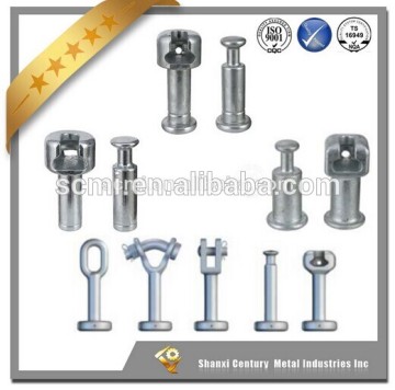 Composited insulator end fitting steel & malleable iron hybrid insulator fitting