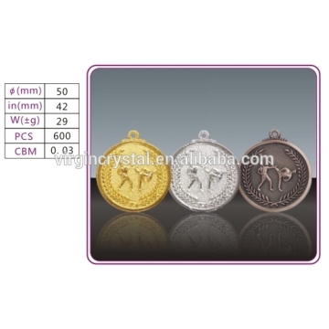 Taekwondo Metal Medal Custom Gold Silver And Bronze Metal Medals For Taekwondo