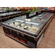 New Style Combined Cooler Showcase Freezer 1000 Liters