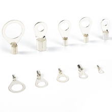 Tin Plated Copper Cold Pressed Circular Naked Terminal