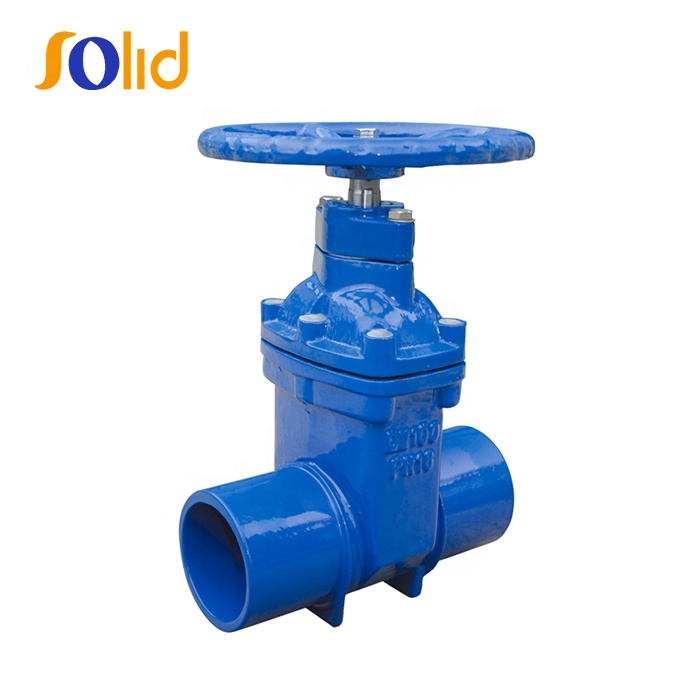 PN16 DN75 Non Rising Stem Spigot Ends Resilient Gate Valve h