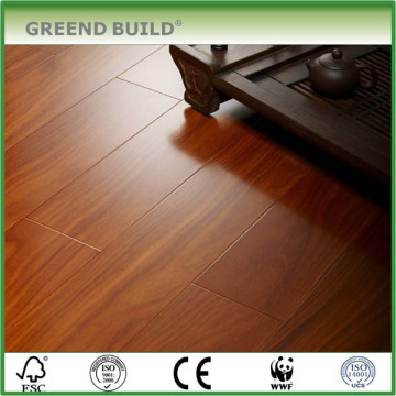 Figure teak hardwood floor