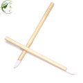 Bamboo Handle Lip Wands Brush Lipstick Applicator Brushes