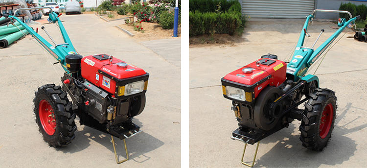 新型 20hp 22hp 两轮皮带传动微型手扶拖拉机/犁手推车
