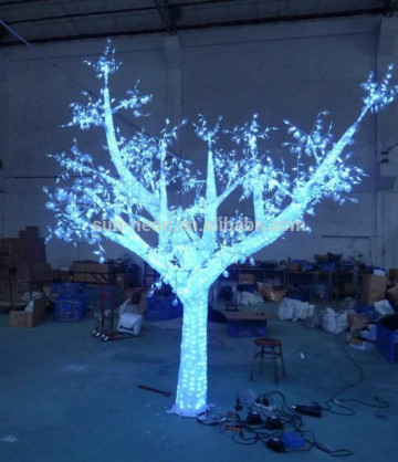 led simulation tree light outdoor solar tree lights