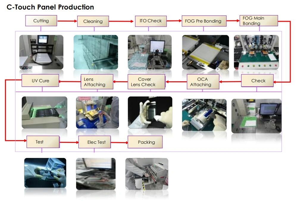 8 Inch 800*480 TFT LCD Screen LCD Displays