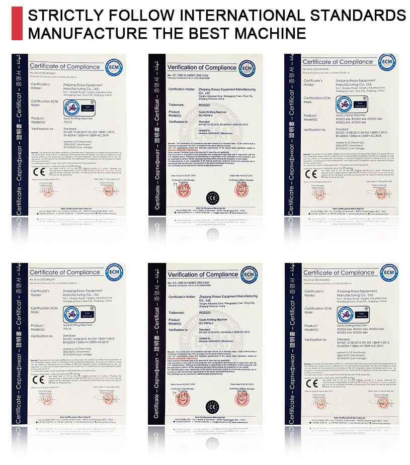 Terry Jacquard Automatic Computerized Korea Cotton Socks Knitting Machine