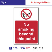 No Smoking warning sign high quatity pvc board Warning Sign