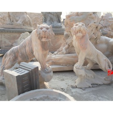 natural stone tiger sculpture