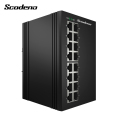 Scodeno OEM beheerde POE 16Port Industriële Ethernet -schakelaars