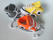 Baby Crochet Sneakers Tennis Booties Boy Girls Infant Sport Shoes