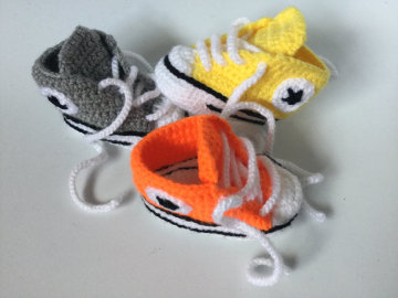 Baby Crochet Sneakers Tennis Booties Boy Girls Infant Sport Shoes