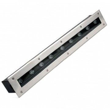 LEDER luz embutida LED 9W linear de cor única