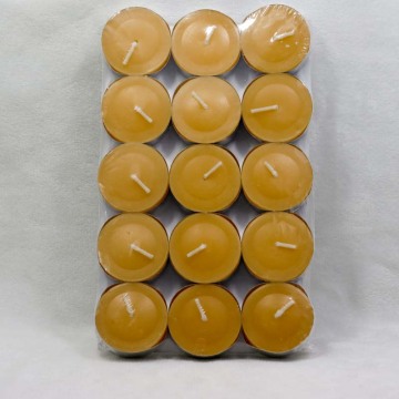 Yellow tea light candles bulk tealight candles