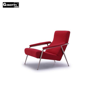 Fancy red color living room chair