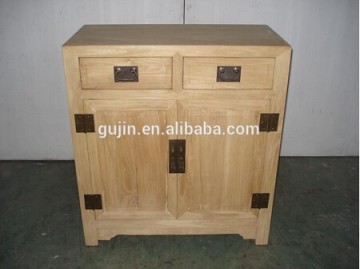 OLD WOOD SIDEBOARD BUFFET 2 DRAWER 2 DOOR