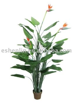 artificial bird of paradise plants and flowers