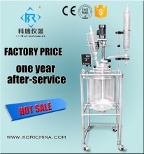 100L double layer glass reactor for laboratory