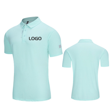 Рубашки для гольфа Сухая посадка Поло с короткими рукавами Спортивная рубашка