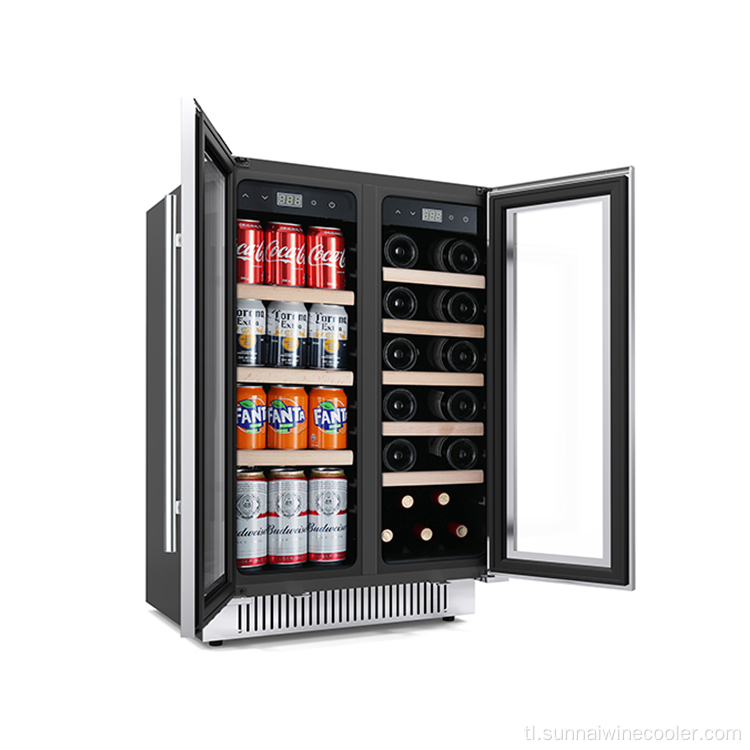 Double temperatura inumin Beverages juice wine cooler