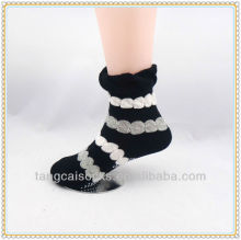 Beautiful ruffle cuff anti-slip student children teen girl socks