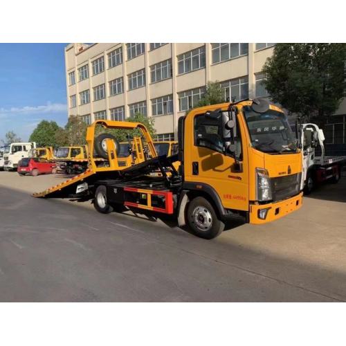 Howo Tray Tow Truck Di Bawah Wheel Lift Wrecker