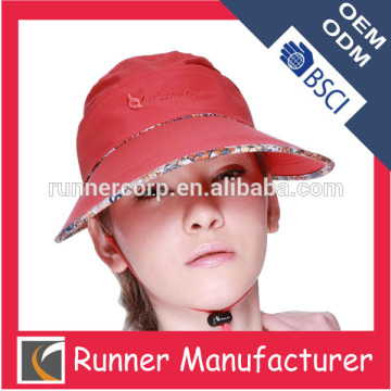 Girls' waterproof uv protection sun visor caps