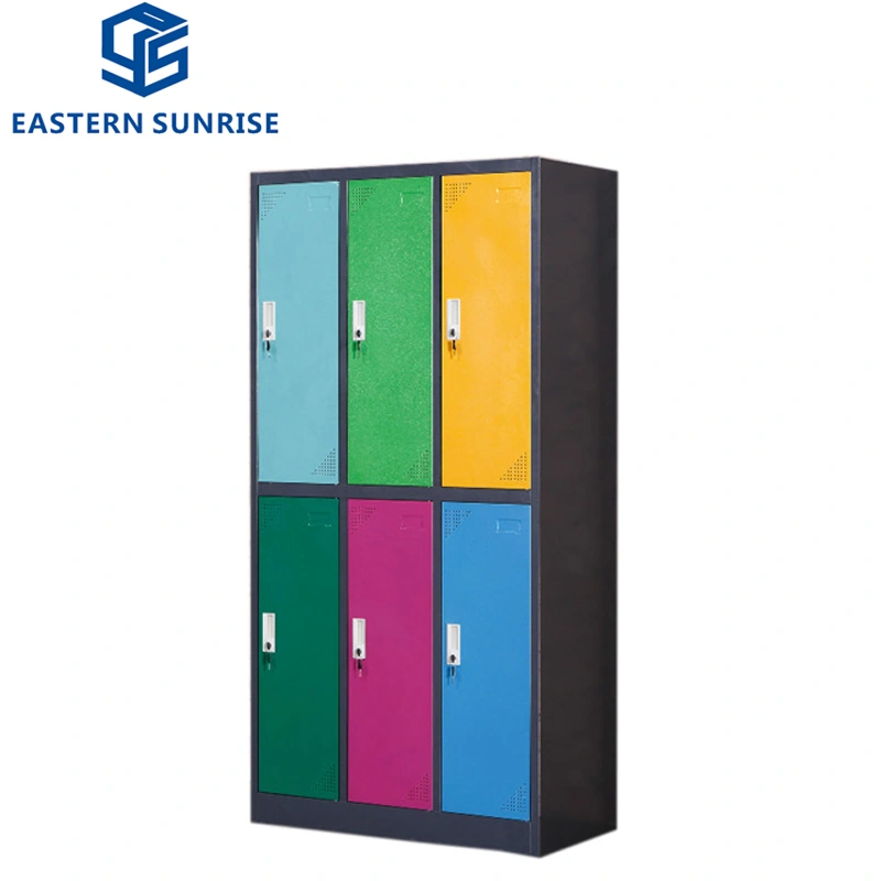 6 Doors Modern Steel Cabinet/Clothes Cabinet/Steel Locker