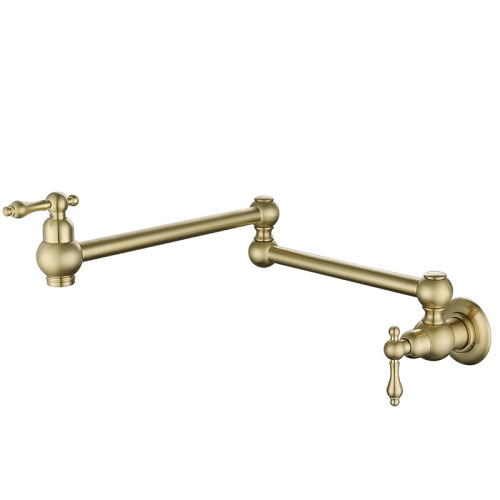 Antique single cold 360 degree turn kitchen faucet