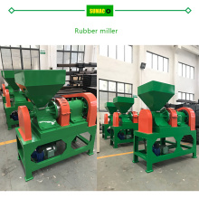 Car tire rubber powder grinding mill machinery