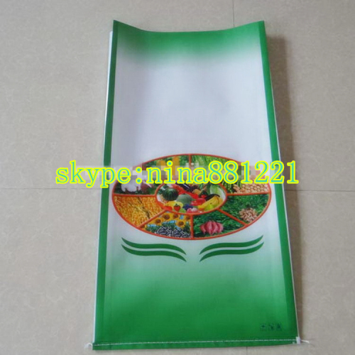 Recyclable Feature and Laminated PP woven fabric,Plastic Material color printed pp woven bags