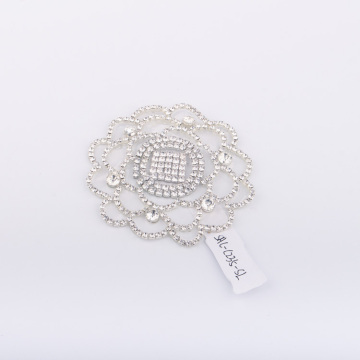 Embroidery Flower Patch Heel Rhinestone Iron Applique Bridal Jewelry