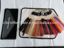 100% human hair color chart/color ring