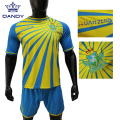 Vestuário de futebol de sublimação de camisa de futebol masculino