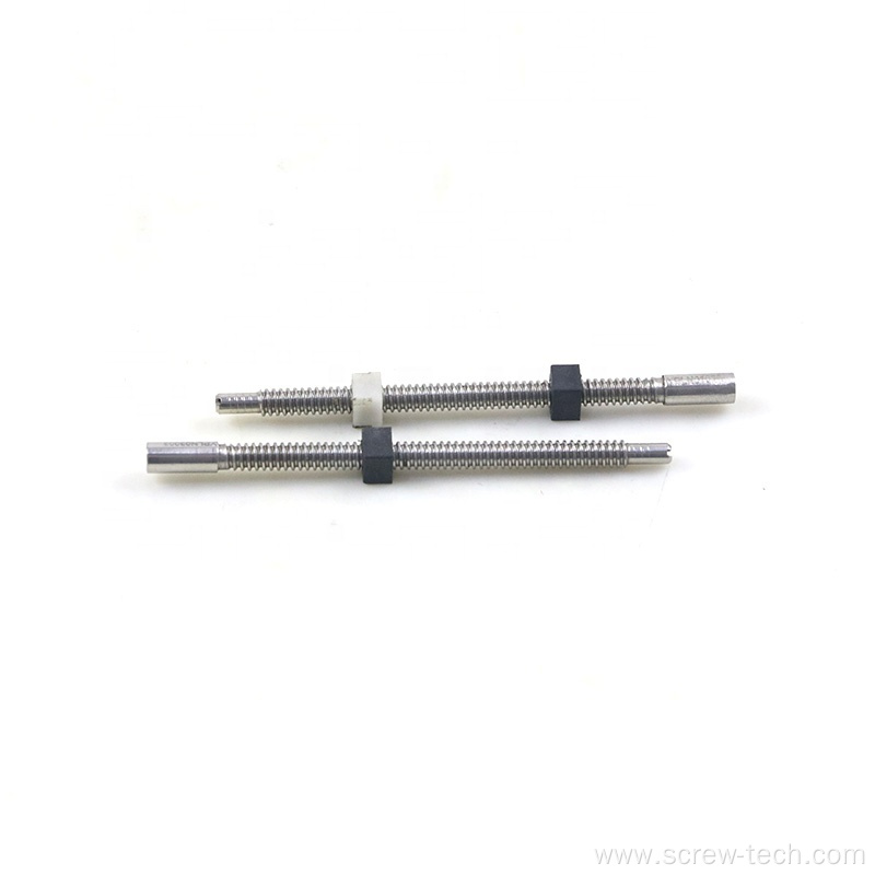 Tr4X1 Trapezoidal Lead Screw with Square Nut