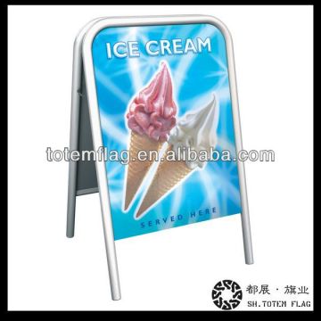 Promotional Pavement Sign , Sidewalk Sign Stands , Outdoor Standing Sign